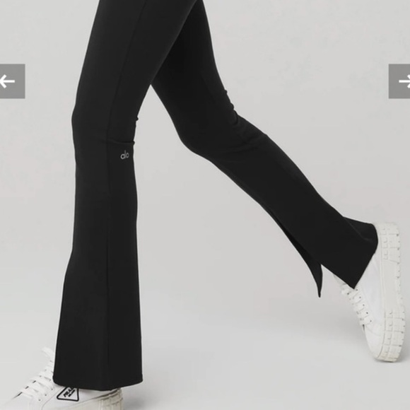 Alo Yoga Airbrush HW Flutter Legging Black - Picture 5 of 8